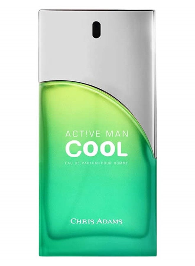 chris adams 2 Pcs Chris Adams Active Man Cool Eau De Parfum 100ML Long-Lasting Fresh and Masculine Fragrance for Everyday Confidence - Image 2